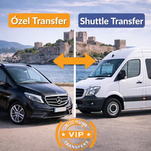 Sollten Sie in Bodrum einen privaten Transfer oder einen Shuttle-Transfer wählen? Erfahren Sie im Detail, welche Transferart besser zu Ihnen passt.