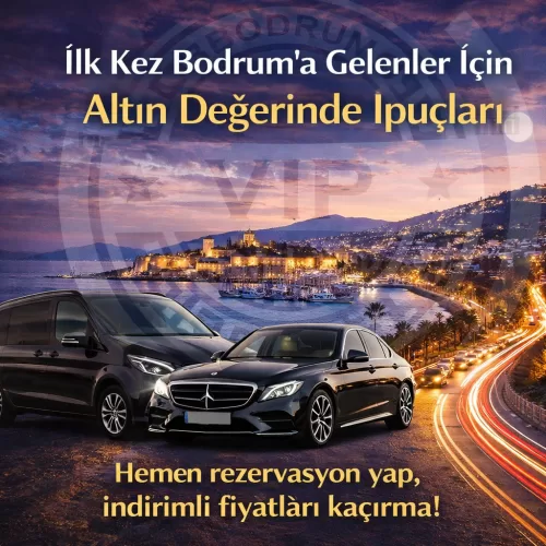 Bodrum Havalimanı Vip Transfer arıyorsanız doğru yerdesiniz. Bodrum Vip Transfer, sabit fiyat, lüks araçlar ve 7/24 güvenli ulaşım. Erken rezervasyon fırsatı