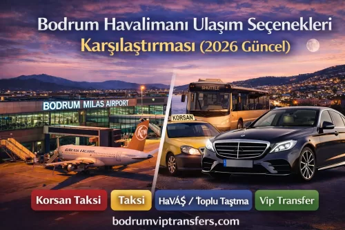Bodrum Hava Limanından otelinizə çatmağın ən asan yolu Bodrum Vip Transferdir. Biz dəbdəbəli avtomobillərdə təhlükəsiz köçürmələr, 24/7 xidmət və lisenziyasız taksi riskinə qarşı təhlükəsizlik üstünlüyü təklif edirik.
